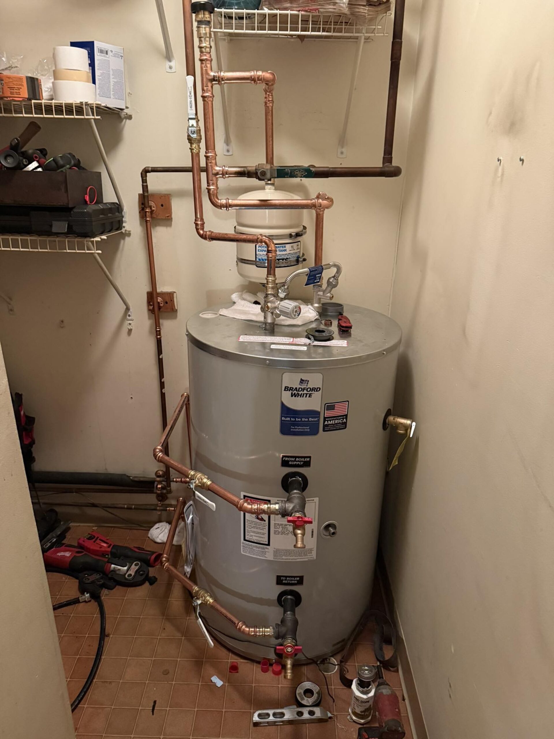 new boiler installation