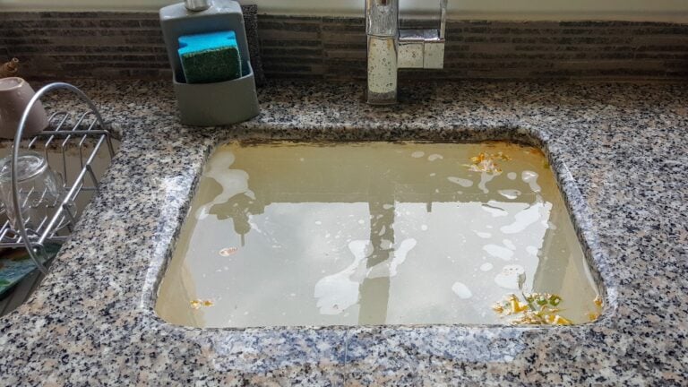 Clogged drain