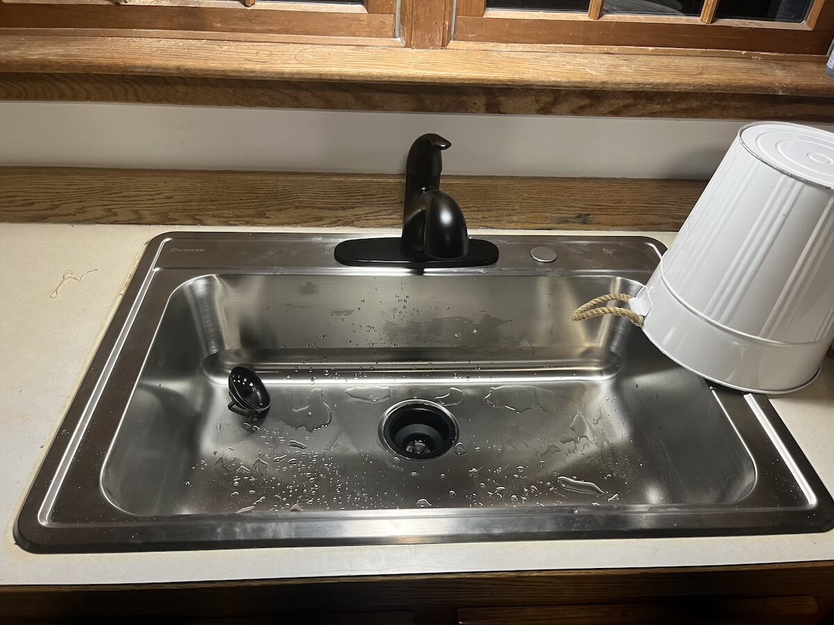 Unclogged drain